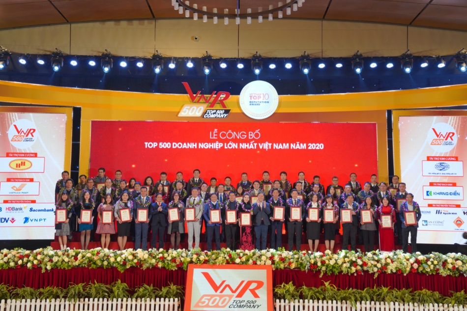 Top 500 doanh nghiệp lớn nhất Việt Nam (VNR500) lần thứ 6 liên tiếp vinh danh EuP