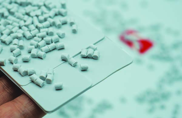 Led light diffusing plastic compounds