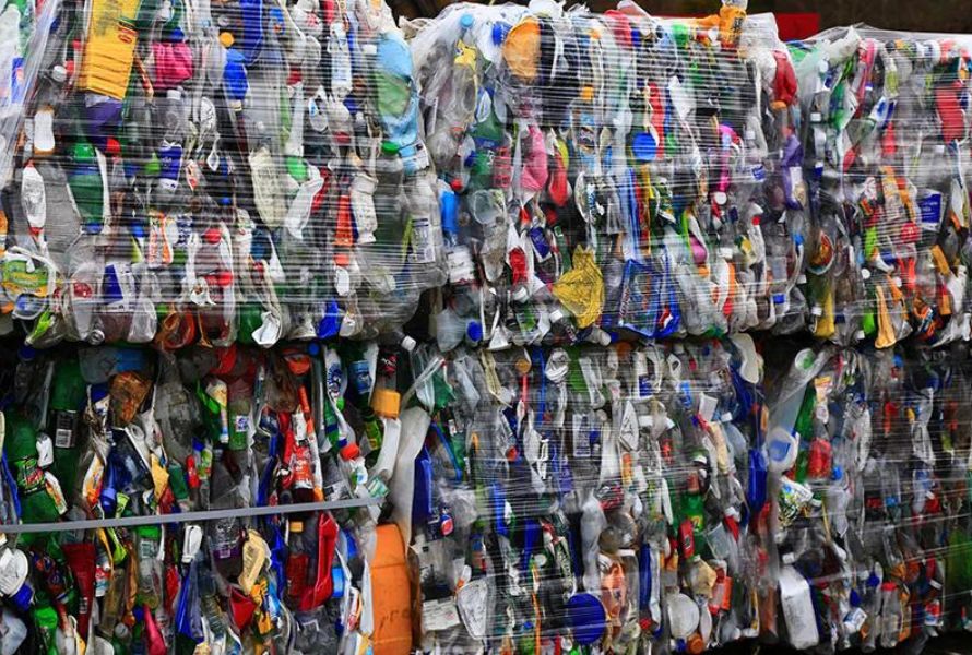 Can you crush water bottles for recycling?