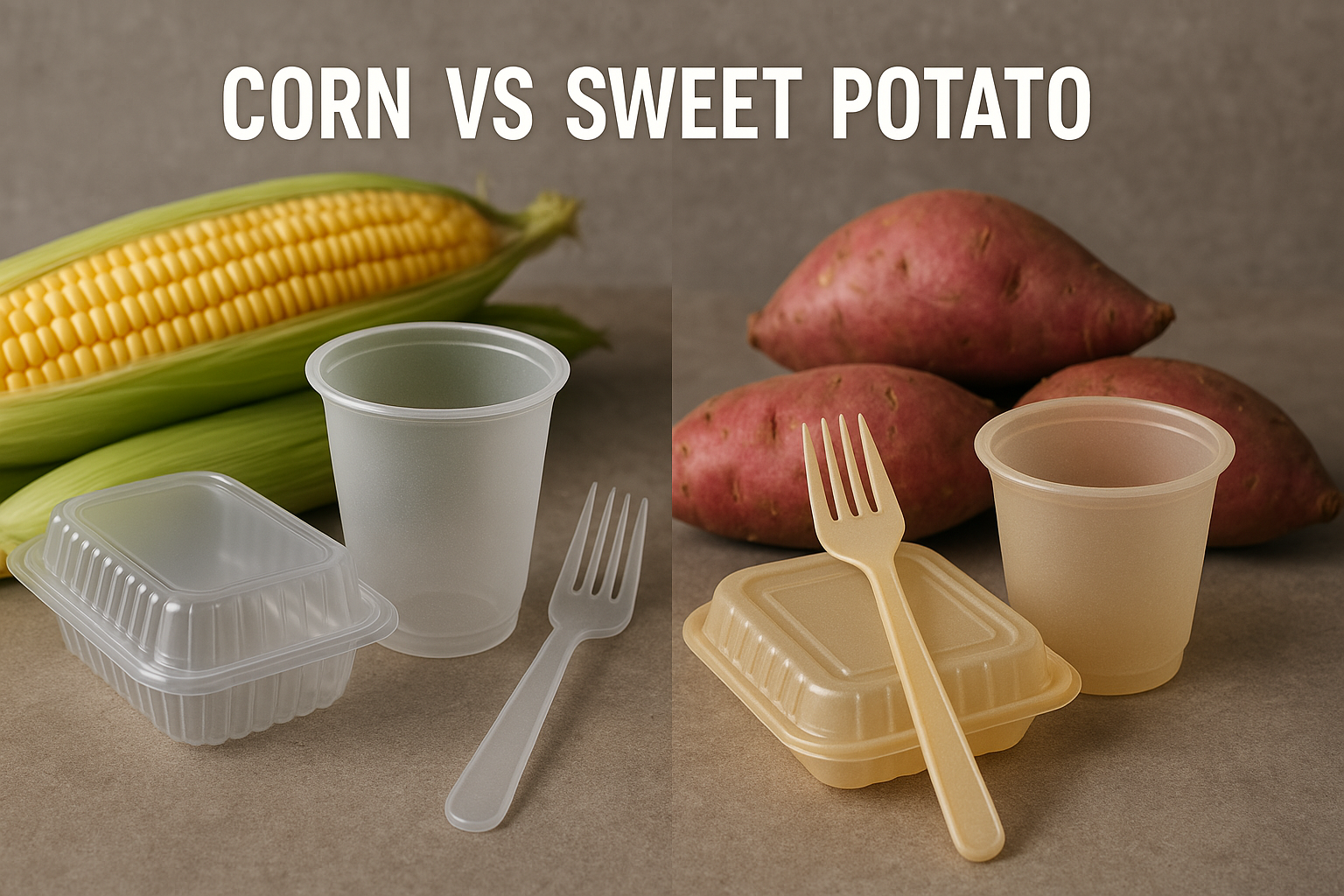 Corn vs. Sweet Potato Bioplastic: Which is Better for Bioplastic Production?