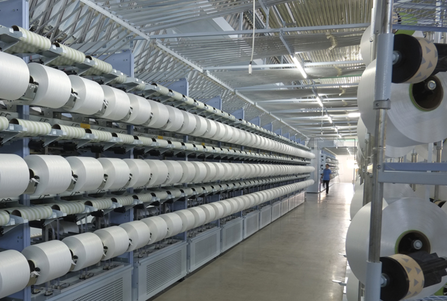 Fiberglass used in textile industry