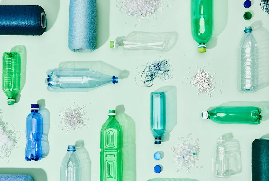 Products made from recycled plastic bottles - 6 examples
