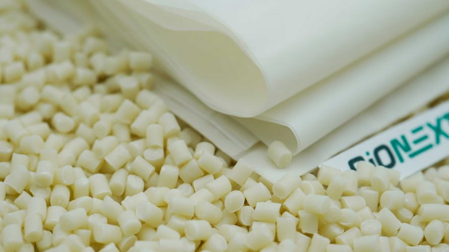 V. Biodegradable material for packaging from Europlas