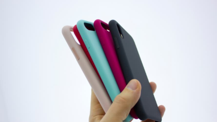 Bioplastic elastomers find their application in phone cases.