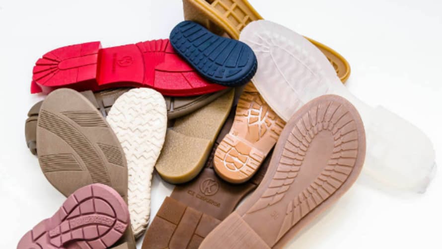 Shoe soles made by bioplastic elastomers