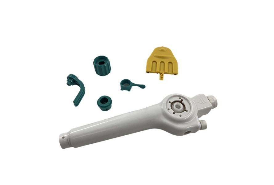 Medical device housings, equipment panels, and instrument handles are made of PC ABS plastic