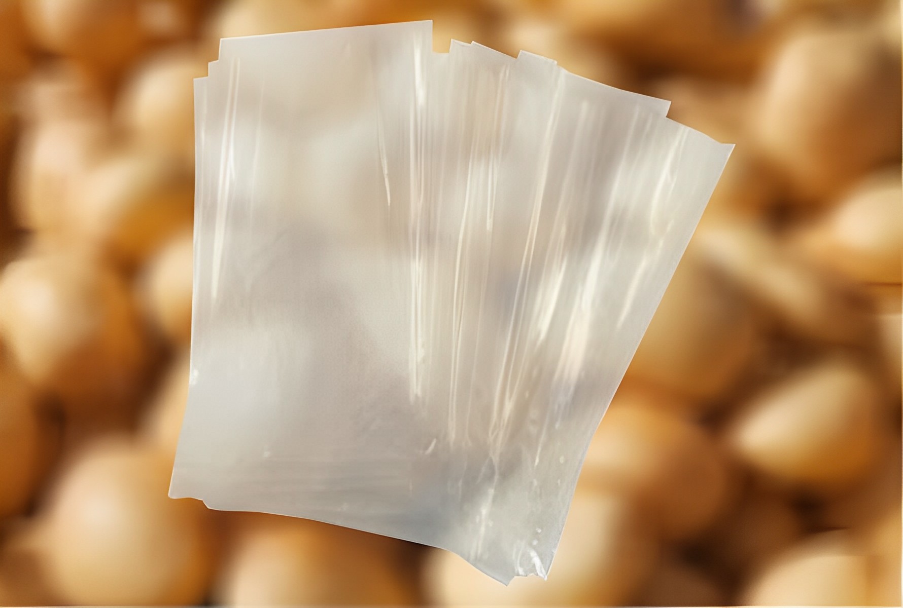 Bioplastic from potato starch is a biodegradable polymer produced by processing starch extracted from potatoes. 