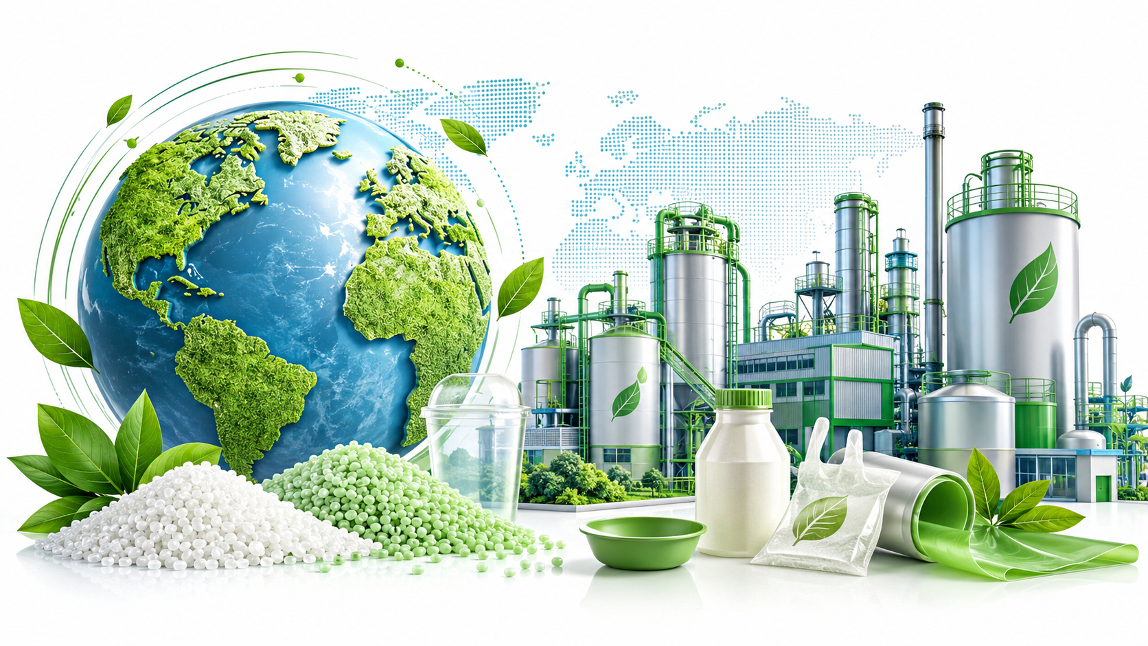 Con số 2,31 triệu tấn phản ánh tổng công suất sản xuất bioplastic toàn cầu năm 2025