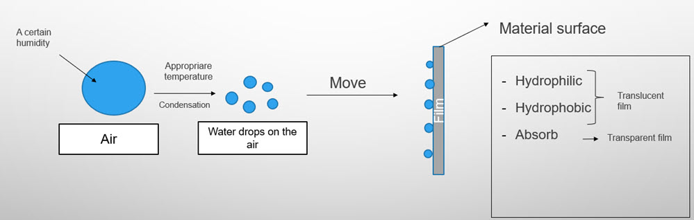 Fogging process