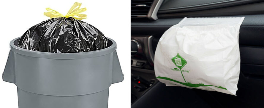 Bioplastic trash bag