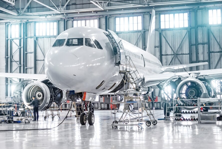 High performance polymers used in aircraft applications