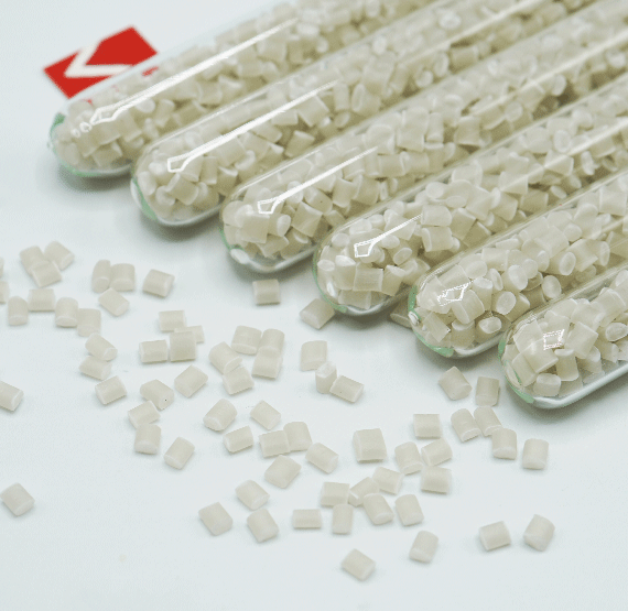 Glass bead polypropylene pellets