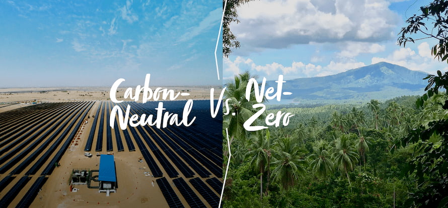 What does net zero carbon mean?