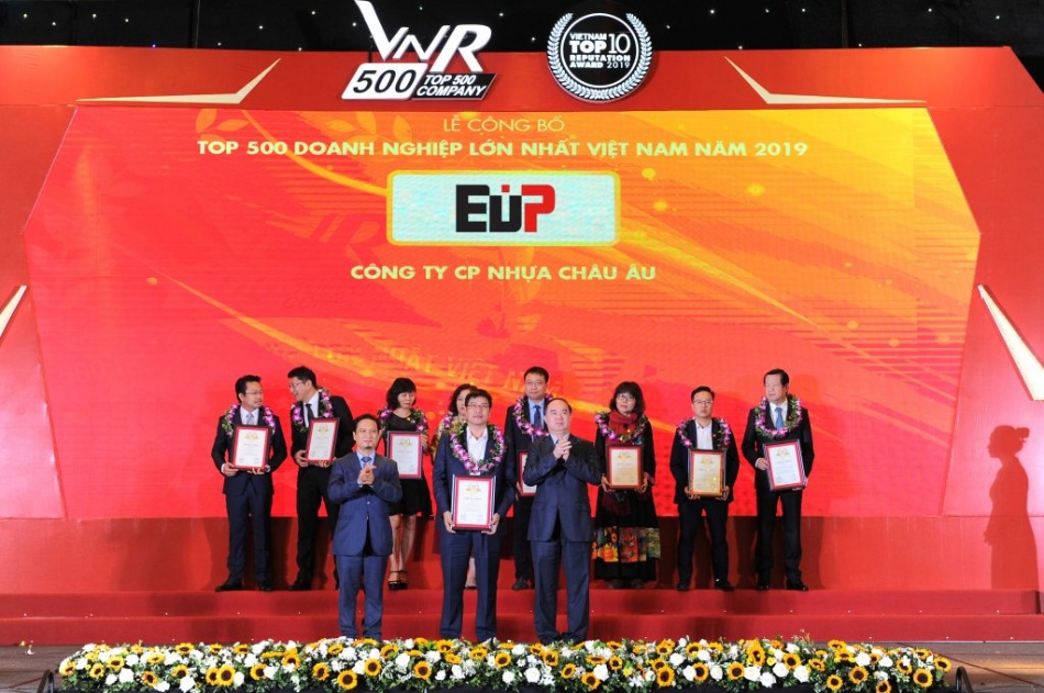 EuP is honored in the top VNR500 in 2019