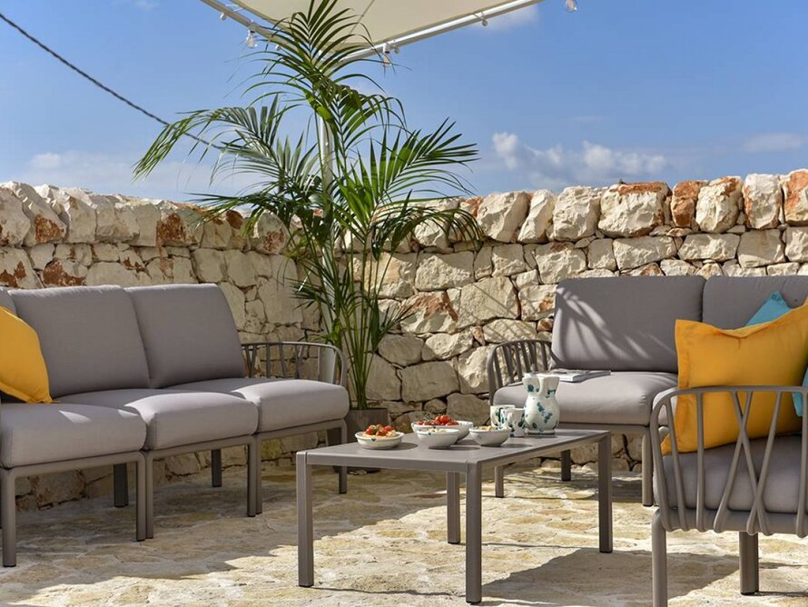Resorts prefer to use furniture made from glass-filled polypropylene plastic.