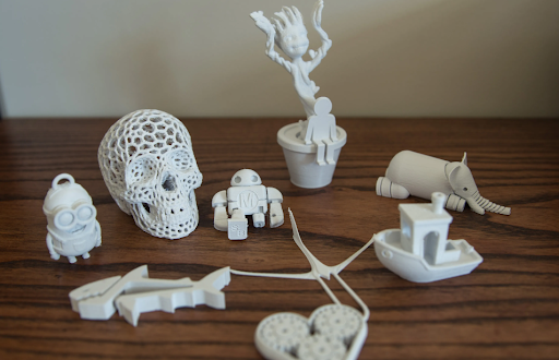 3D printing is applied in a variety of fields to produce objects from basic to complex