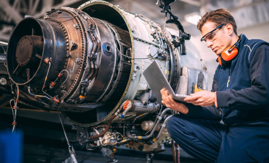 Airplane fuselage coating made from self repairing plastic can fix surface cracks from environmental stress