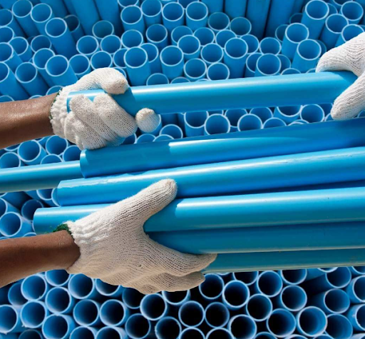 PVC plastic pipe has a reasonable price and is easy to install with only simple tools