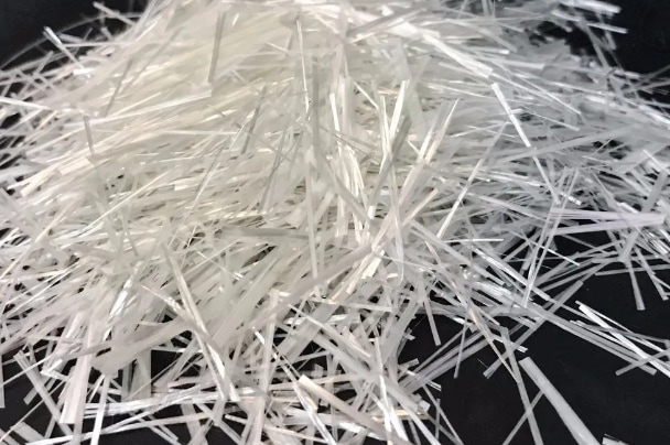 Glass fibers will be mixed into the plastic matrix to improve the properties