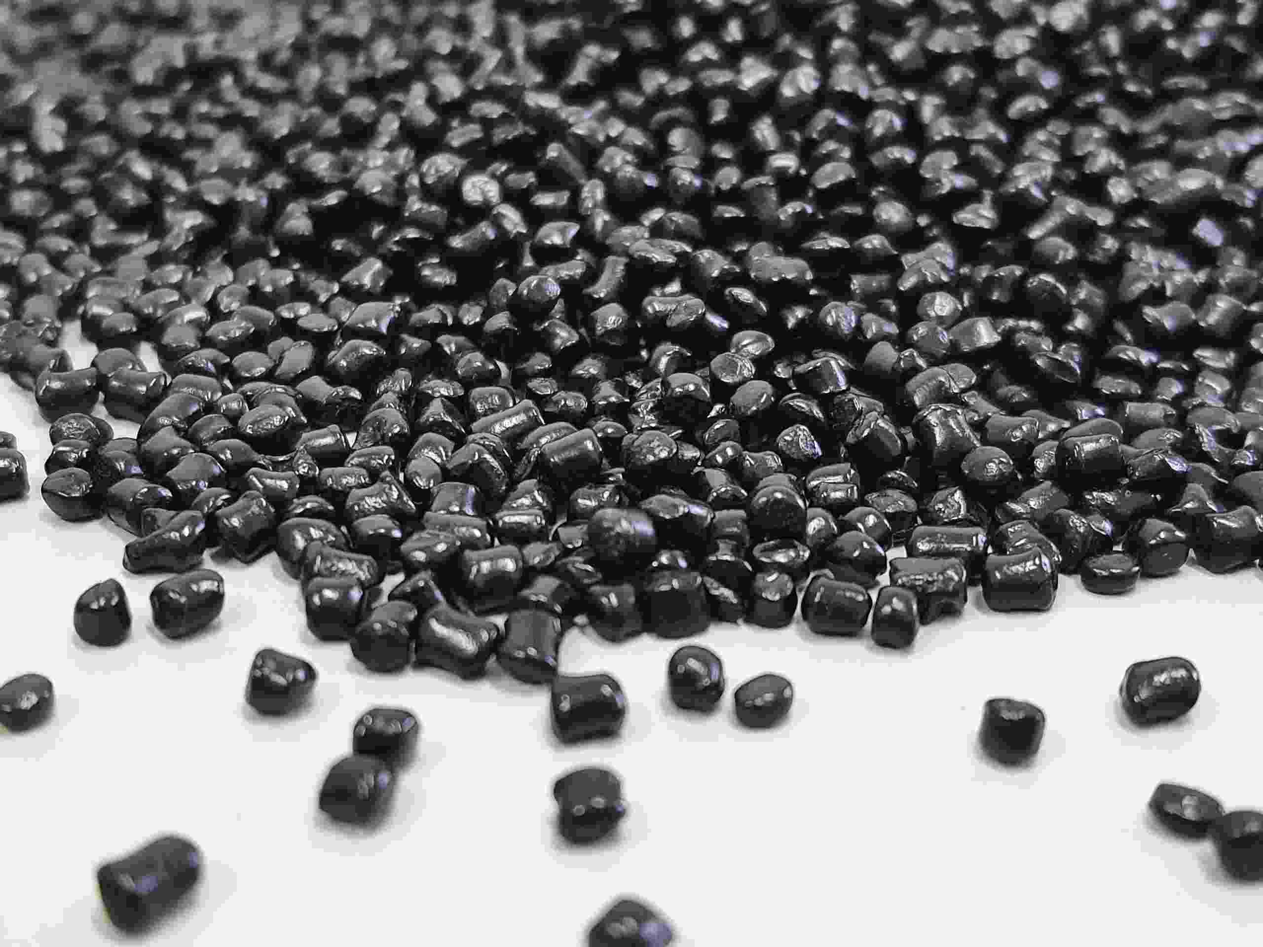 Carbon black significantly improves many mechanical and physical properties of plastic materials