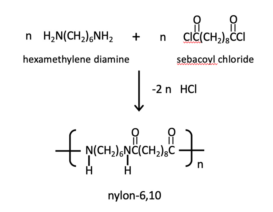 Công thức hóa học của nylon 6 10