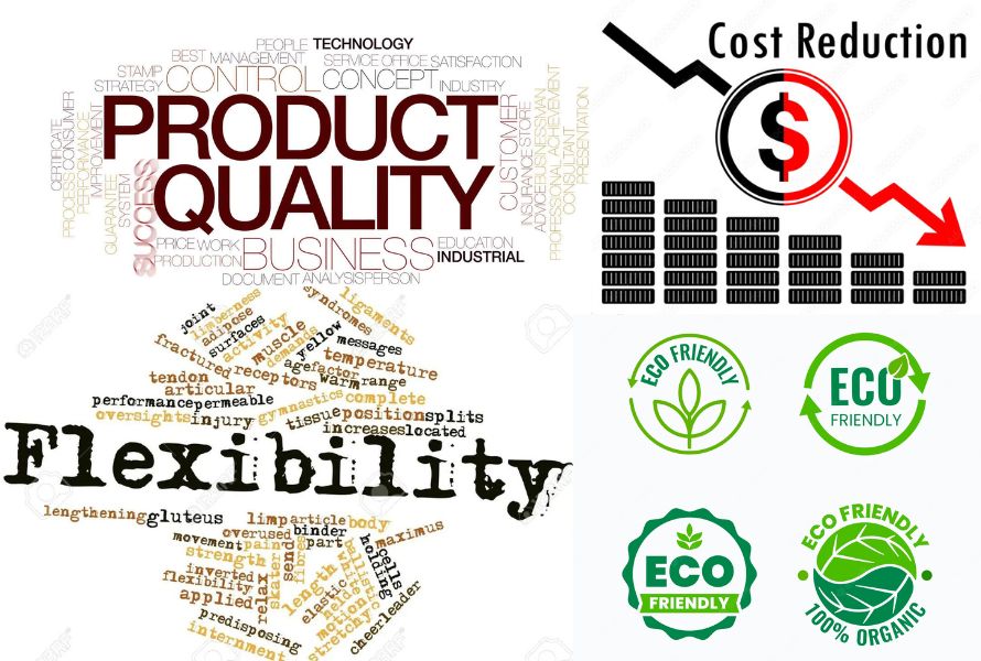 Lợi ích của ép nhựa nhiệt dẻo chất lượng sản phẩm - linh hoạt - giảm chi phí - thân thiện môi trường