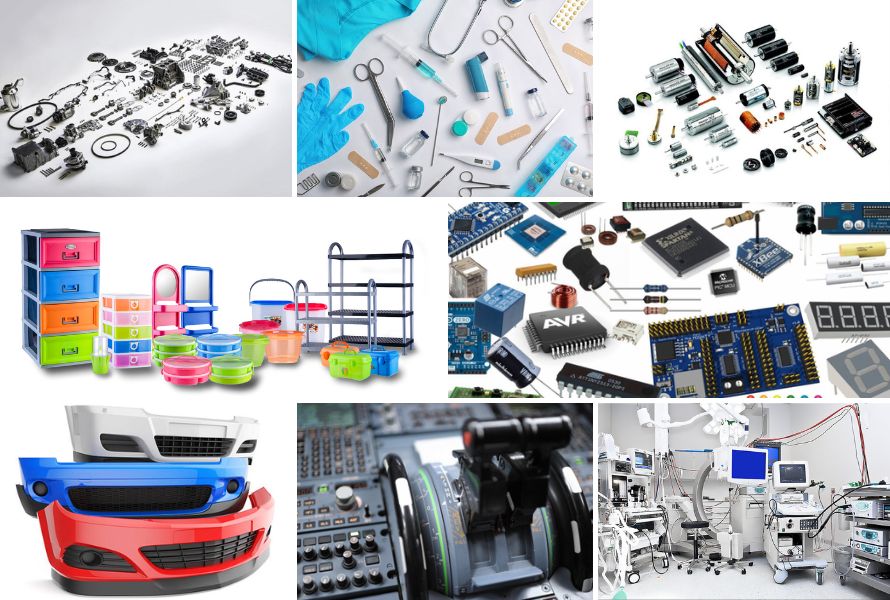 Applications of thermoplastic molding