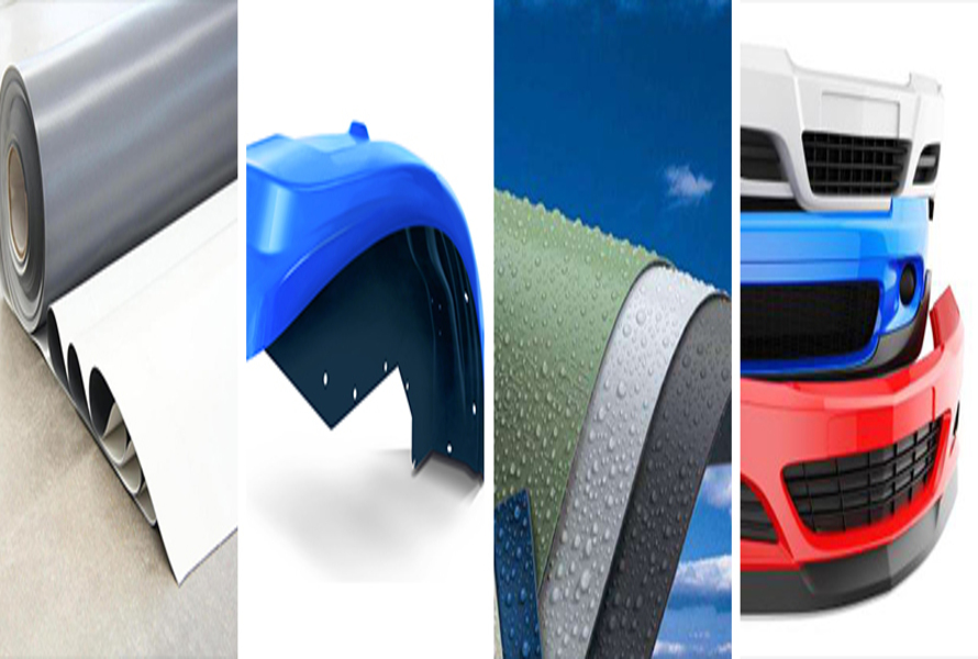 Thermoplastic is used in the production of car materials